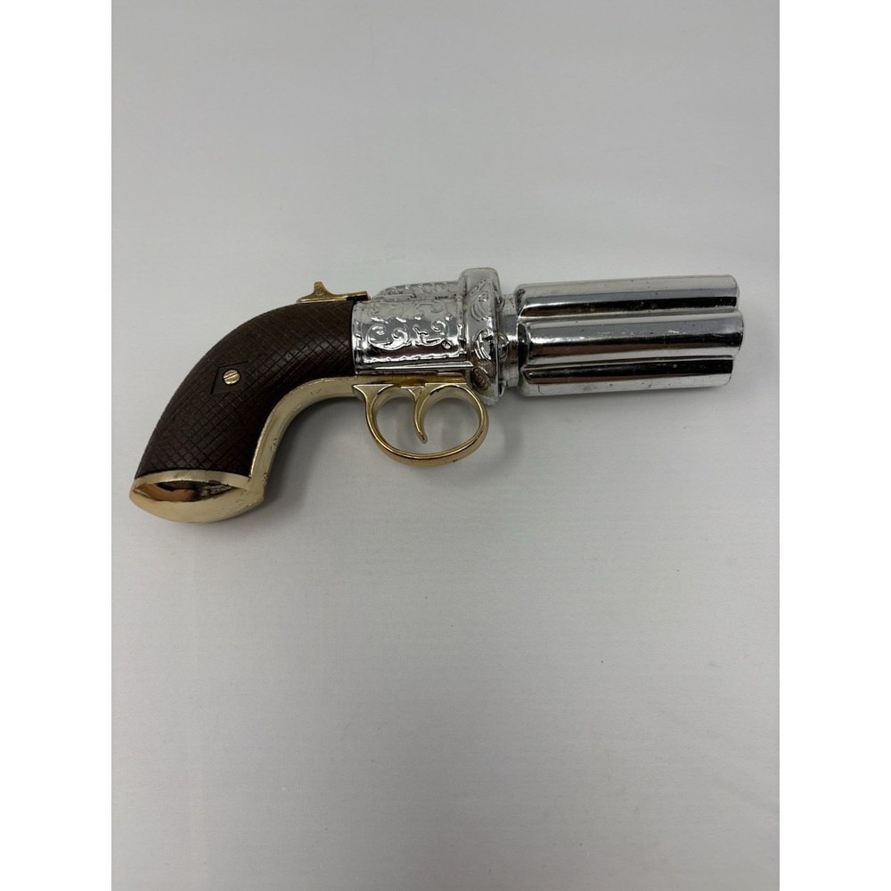 Vintage Avon Pepperbox Pistol 1850 Decanter - 3oz Everest Cologne, Full? Bottle